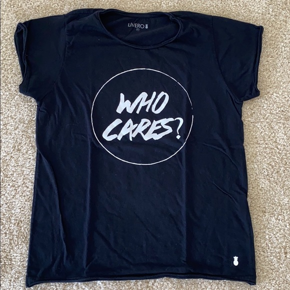 Who cares t shirt - Picture 1 of 2